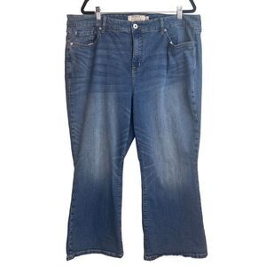 Torrid Women's First At Fit Blue Bootcut Denim Jeans Size 22